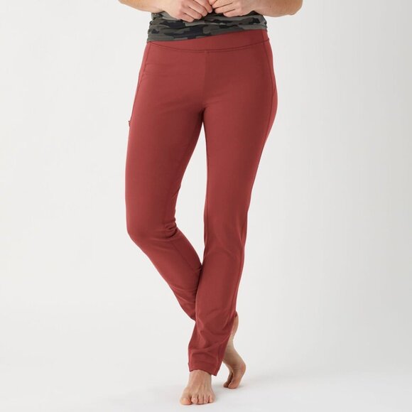 Duluth Trading Co. Women's Size M NoGA Classic Slim Leg Pants Dark Cocoa - Picture 2 of 11